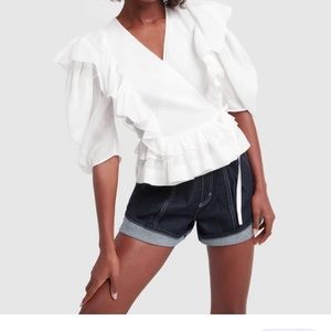Ruffle Tie Top Chloe